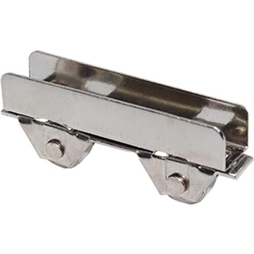 8Pcs/lots 8mm Glass Sliding Door Wheel With Bearing, Double Wheels Glass Door Pulley Bearing Roller Furniture Accessories