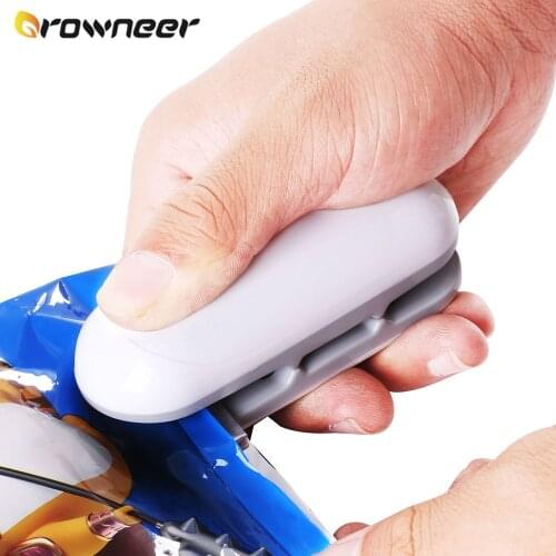 Kitchen Mini Bag Sealing Machine Vacuum Food Sealer 2 In 1 Heat Sealer Handheld Portable Bag Sealer Food Packaging Machine
