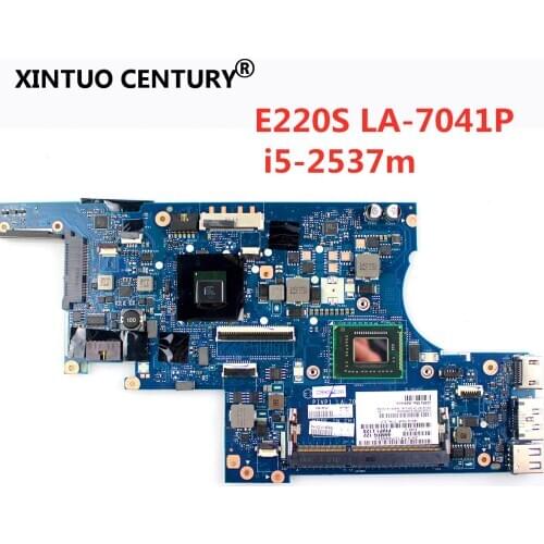 LA-7041P motherboard For Lenovo PIVP1 Thinkpad Edge E220S laptop motherboard i5-2537m CPU