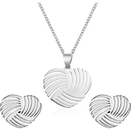 Honey Necklace Pendant Earrings Jewlery Sets for Women Gift Fahion CC001-S