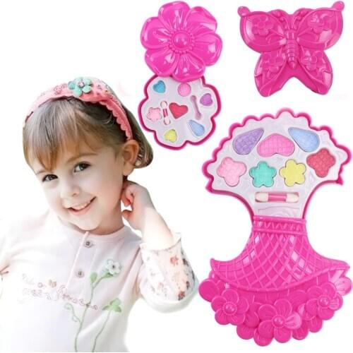 Safe Eco-Friendly Non-Toxic Children Makeup Set Girls Play House Cosmetic Kit Children Toys Birthday Christmas New Year Gift