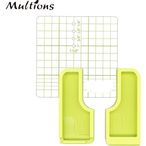 Sewing Seam Guide Positioning Plate Multi Functional Interlock Guide Grid Measure Keeper Template Sewing Machine Accessories