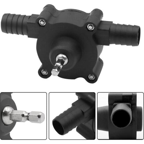 Portable Electric Drill Pump Self Priming Transfer Pumps Oil Fluid Water Pumps ElectricDrill Driven Self-priming Pump tools