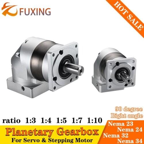 China Supply 90 Degree Gear Reducer Motor Low Noise Right Angle Gearbox Precision Planetary Gearbox