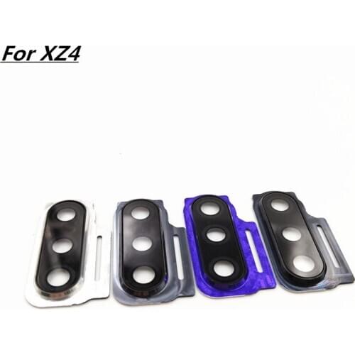 Rear Back Camera Lens Len Glass With Metal Frame Ring For Sony Xperia 1 XZ4 J8110 J8170 J9110