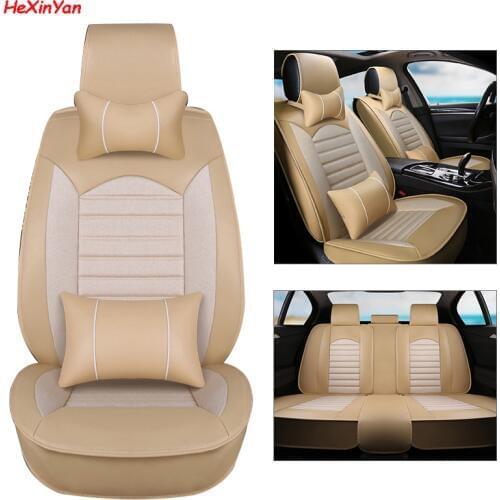 HeXinYan Universal Car Seat Covers for Isuzu all models D-MAX mu-X 5 seats car styling auto accessories