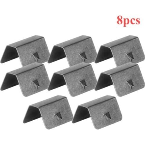 1/4/8 Pcs Universal Car Rain Eyebrow Clip In Channel Wind / Rain Deflectors Fitting Clips Replacements