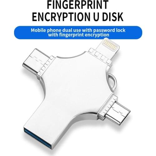 IPhone USB Flash Drive 3.0 16GB 32GB Pendrive 64GB USB Stick 128GB 256GB HD Flash Memory USB Stick For iPhone Android PC Type C