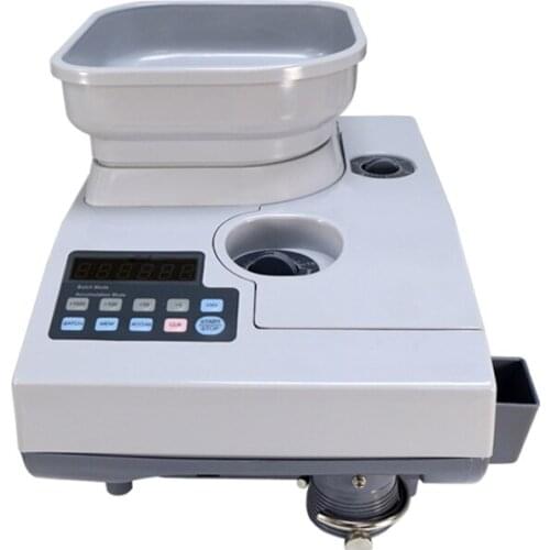 High speed coin counter Sorter money currency coin counting machine in shop cash counter