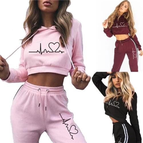 Womens tracksuit hoodies pants set hoodie 2 pieces set oversized sweatshirt set women clothing casual sportswear free shipping