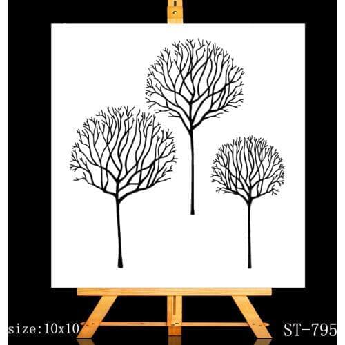 ZhuoAng Blooming trunk Clear Stamps/Card Making Holiday decorations For scrapbooking Transparent stamps 6*9cm