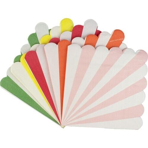 100pcs Pink Shell Paper Napkin Party 100% Virgin Wood Paper Napkin For Wedding Baby Birthday Home Decoration Supplies