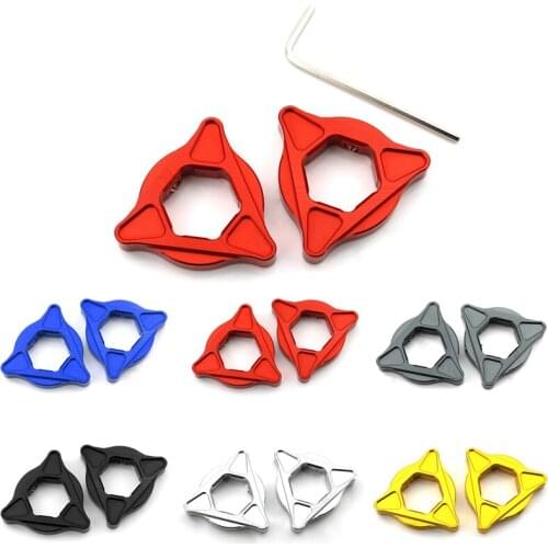 17MM Fork Preload Adjusters For Ducati 848 916 996 998/S 1098 S/R 1198/S 1198R Sport 1000 Yamaha FZ1 Fazer 1000 MT01 R6 TDM 900