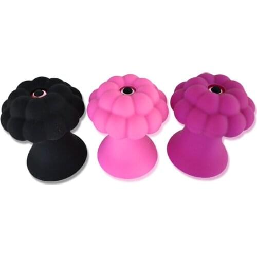 2Pcs Nipple Vibrator Breast Massager Chest Clitoral Stimulator Nipple Sucker Breasts Enlarge Pump Adult Sex Toys