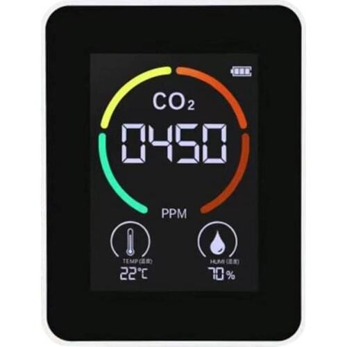 3 In 1 Air Monitor CO2 Carbon Dioxide Detector For Home Warehouse Air Quality Temperature Humidity Monitor Measurement Meter