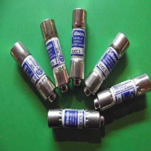 5pcs/lot time-delay Ceramic fuse EDCC 1 2 3 4 5 6 7 8 9 10 12 15 20 25 30 600VAC 1A 2A 3A 4A 5A 6A 7A 8A 9A 10A SIZE:10*38MM