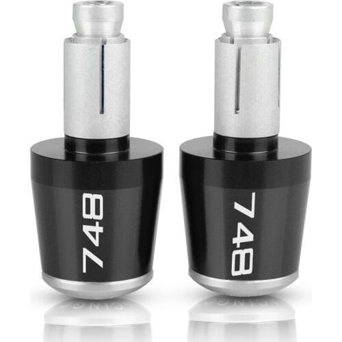 For Ducati 748 7 48 7-48 Motorcycle Motorcycle Accessories 7/8" 22MM Handlebar Hand Grips Handle Bar End Cap