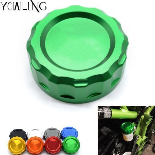 For Kawasaki Z800 Z 800 z800abs 2013 2014 Motorcycle z800 Aluminum Cylinder Rear Fuel Brake Fluid Reservoir Cover Tank Cap cover