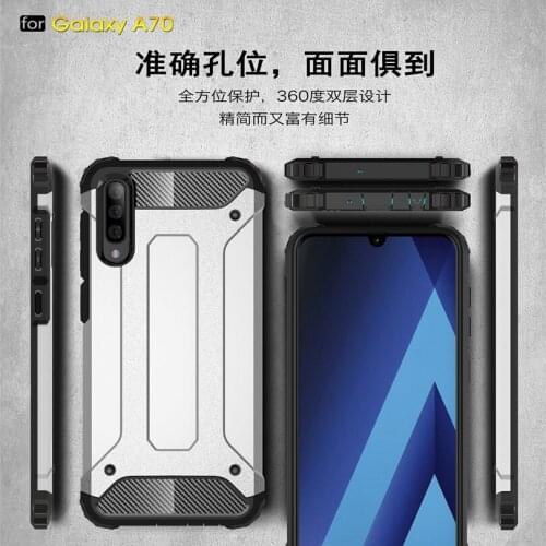 For Samsung Galaxy A70 / A 70 Phone Case Silicone Cover For GalaxyA70 Case Shockproof Slim Tough Rubber Hybrid Armor Cover Case