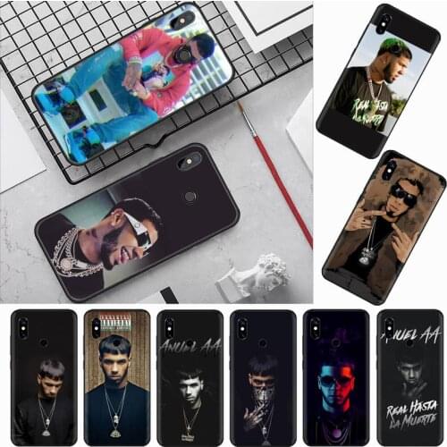 Singer Anuel pop Phone Case For Xiaomi Redmi mi note max 3 5 6 8 9 10 t S SE lite pro Soft Silicone Shell Cover Funda