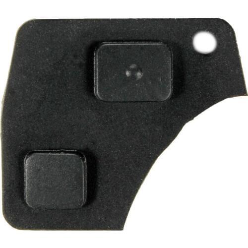 Black 2 Button Car Auto Key Leather Remote Key Accesso Fob Repair Kit Switch Rubber Pad G07 fit for Toyota Cars Vehicle
