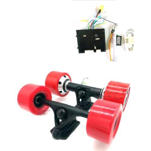 Dual Drive 90mm 350W Electric Skateboard Hub Motor 8inch Truck Electric Skateboard Motor with controller