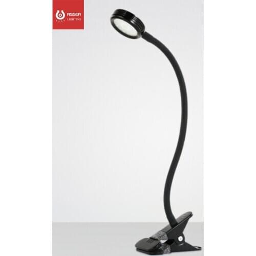 Flexible Rechargeable Book Light Reading LED Clip Table Lamp