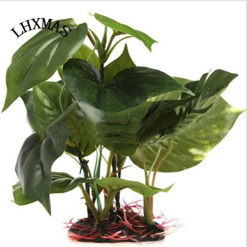 Artificial Aquatic Turtle Aquarium Plants Landscape Fish Tank Ornamental Water Plants A084