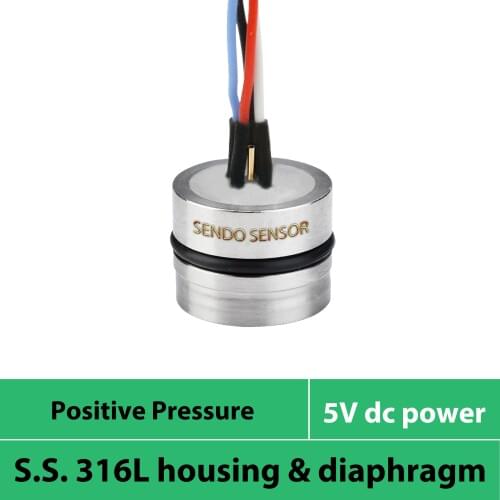 Isolated pressure sensor cell, 5 v dc, vented gauge 2.5mpa, 1.6mpa, 1mpa, 600 kpa, 100 kpa, relative type 10kpa, 20 kpa, 35 kpa