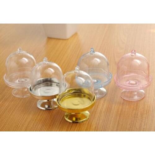 24pcs Plastic Candy Box Wedding Gift Boxes For Guests Tray Modeling Shape Candy Boxes Party Favors Candy Holders Gift Boxes