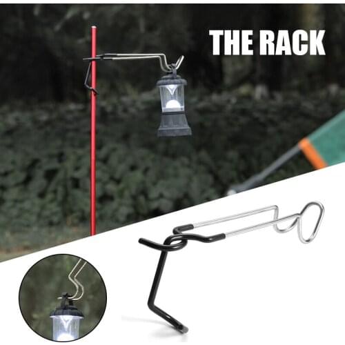 Camping Hook Hanger Stainless Steel Multifunction Non-Slip Lamp Hanger Outdoor Portable Camping Tent Accessories ASD88