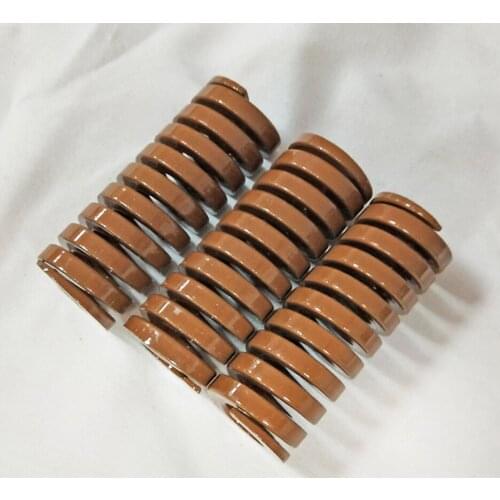 Od 16mm Id 8mm,H20-65,Extra Heavy Duty Die Spring. Brown