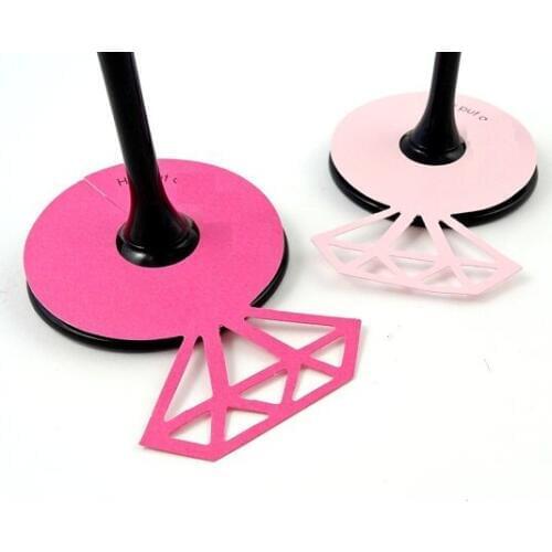 Personalized colors Diamond ring Wine Glass markers Wedding Party Decorations bridal shower bachelorette Hens table name cards