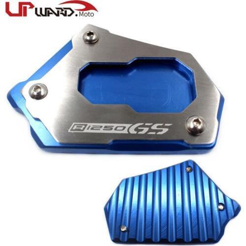 For BMW R1250GS R 1250GS 2018 Adventure Motorcycle CNC Kickstand Foot Side Stand Extension Pad Support Plate Enlarge Stand