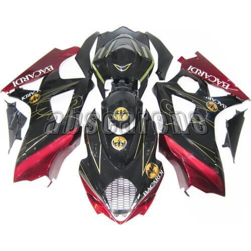 Complete Fairings for Suzuki GSXR1000 K7 2007 2008 GSXR 1000 K7 07 08 Injection ABS Plastic Cowlings Black Red Panels New Covers