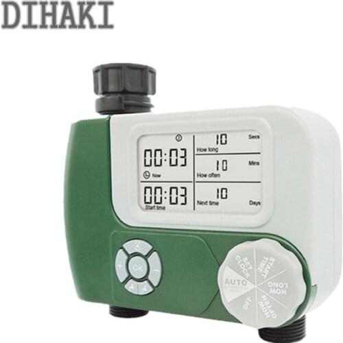 Programmable Digital Hose Faucet Timer Battery Operated Automatic Watering Sprinkler System Irrigation Controller with 2 Outle