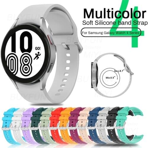 Strap For Samsung Galaxy Watch 4 Classic 46mm 42mm Smartwatch Silicone Ridge Sport Bracelet Sumsung Glaxy Watch4 44mm 40mm band