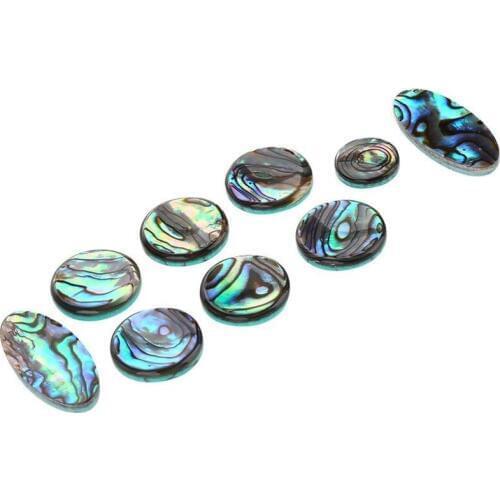 Saxophone Key Button Abalone Shell Sax Key Buttons Inlays Musical Instrument Accessory 9Pcs/Lot