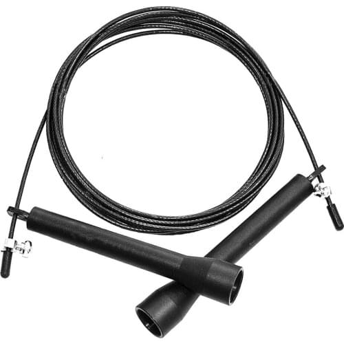 Speed Skipping Rope for Fitness Conditioning Fat Loss Crossfit Boxing MMA Interval Training Double Unders