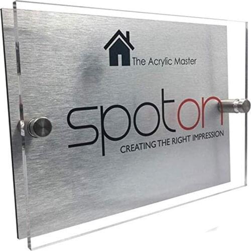Acrylic Sign - Your design on our laser cut acrylic, Beautiful acrylic signs for office,business and exhibitions