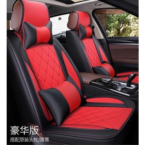Universal PU Leather car seat covers For Nissan Qashqai Note Murano March Teana Tiida Almera X-trai auto accessories car stic