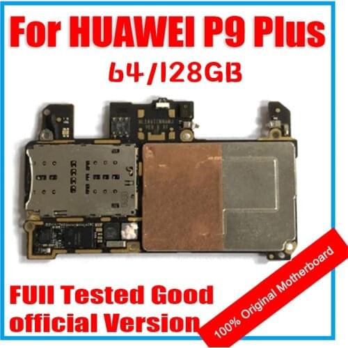 For HUAWEI P9 plus 100% Clean Replaced Original Motherboard 64GB 128GB ROM Mainboard Android OS Logic Board With Chip