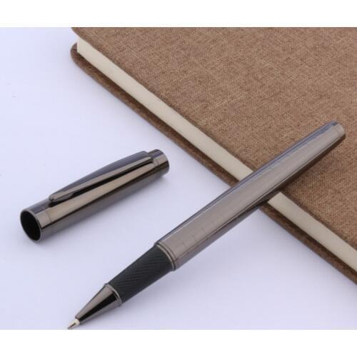 High quality GUN Grey 003 Rollerball PenLacquered Twist Stationery Office school supplies black ink ball point Pen new