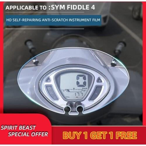 Spirit Beast Motorcycle speedometer TPU Scratch proof Protection Film scooter Dashboard Screen Instrument Film For SYM Fiddle4