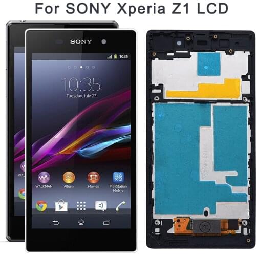 New 5.0" for SONY Z1 Display L39h C6902 C6903 C6906 C6943 LCD For SONY Xperia Z1 LCD Display Touch Screen Digitizer