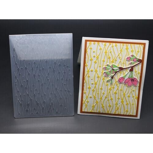ZhuoAng 4 new pattern shape embossed folder / album decoration card to make clear stamp supplies