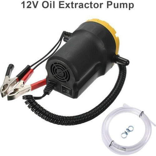 12V 60W Car Electric Oil Transfer Suction Pump Crude Oil Diesel Sump Liquid Extractor Collect Motor Fuel Engine Oil Extractor