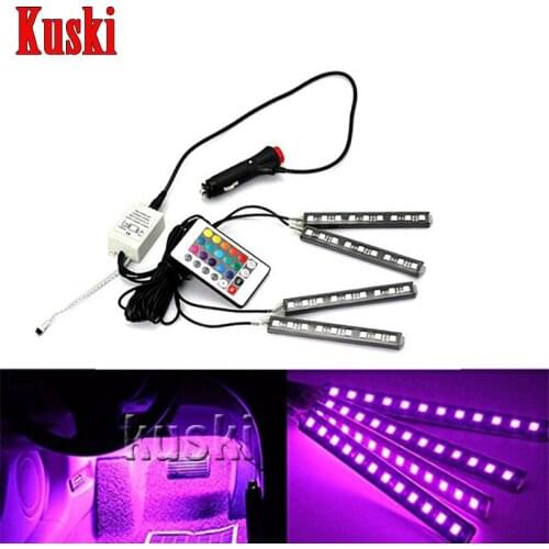 Car LED Light With Remote Control For Volvo XC90 XC60 S90 S60 V70 S40 V40 V70 V60 Kia Rio K2 Ceed Soul Cerato Sorento Sportage