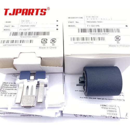 1 X PA03586-0001 PA03586-0002 Consumable Pick Roller Pad Assy Assembly Pickup Separation for Fujitsu S1500 S1500M fi-6110 N1800
