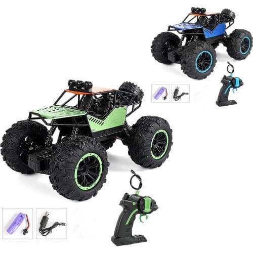 Remote Control Car Toy 4 Wheel-Drive Shock Proof 1:18 Scale RC Crawler Truck Educational toys Kids Montessori Toys for Children